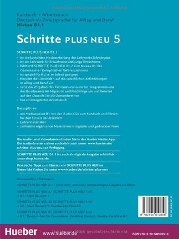 Schritte Plus 5 Neu B1.1: Kursbuch + Arbeitsbuch mit Audios online / Deutsch als Zweitsprache für Alltag und Beruf 