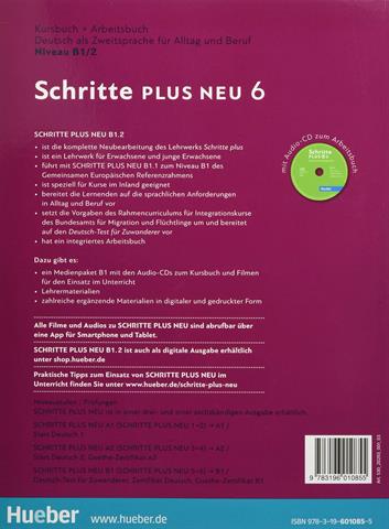 Schritte Plus 6 Neu B1.2: Kursbuch + Arbeitsbuch + CD / Deutsch als Zweitsprache für Alltag und Beruf 