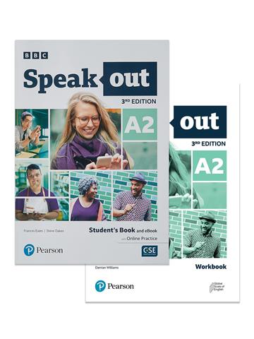 Speakout A2 Student Book and eBook with Online Practice + Workbook with Key  (3rd Edition)