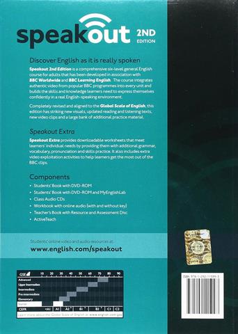 Speakout Starter 2nd Edition Students Book with DVD-ROM and MyEnglishLab Access Code Pack