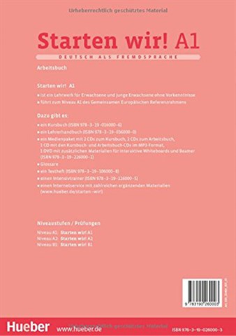 Starten Wir A1 Kursbuch + Arbeitsbuch + DVD