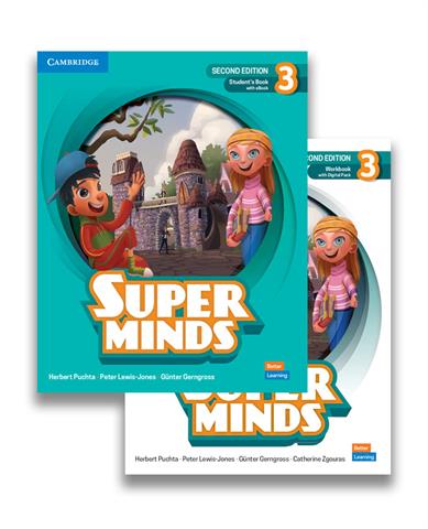 Super Minds 3 Students Book with e-Book and Workbook with Digital Pack(2nd Edition)