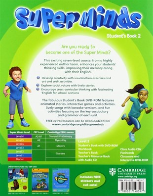 Super Minds Level 2 Students Book with DVD-ROM