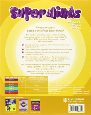Super Minds Level 5 Workbook with Online Resources