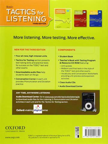 Tactics for Listening Basic Student Book