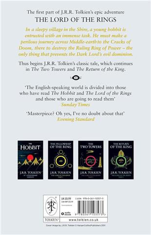 The Fellowship of the Ring  -J.R.R. Tolkien