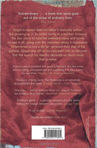 The Namesake  -Thumpa Lahiri