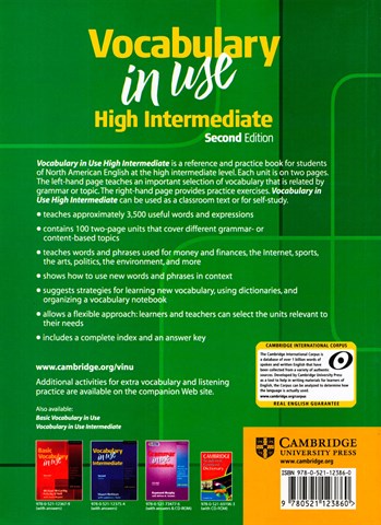 Vocabulary in Use High Intermediate with Answers