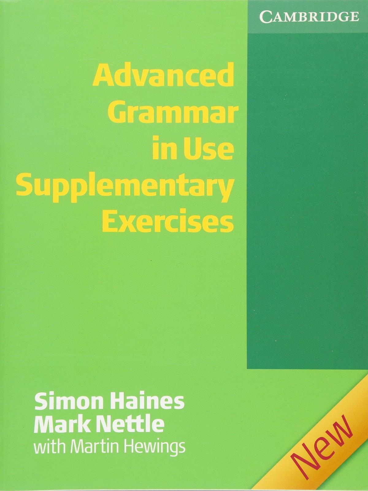 Advanced Grammar in Use Supplementary Exercises without Answers