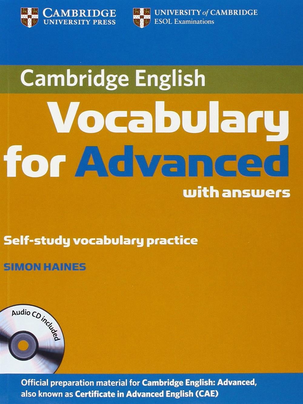 Cambridge Vocabulary for Advanced with Answers and Audio CD