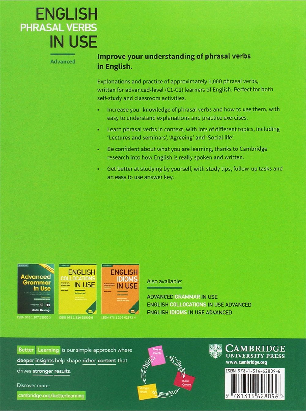 English Phrasal Verbs in Use Advanced Book with Answers