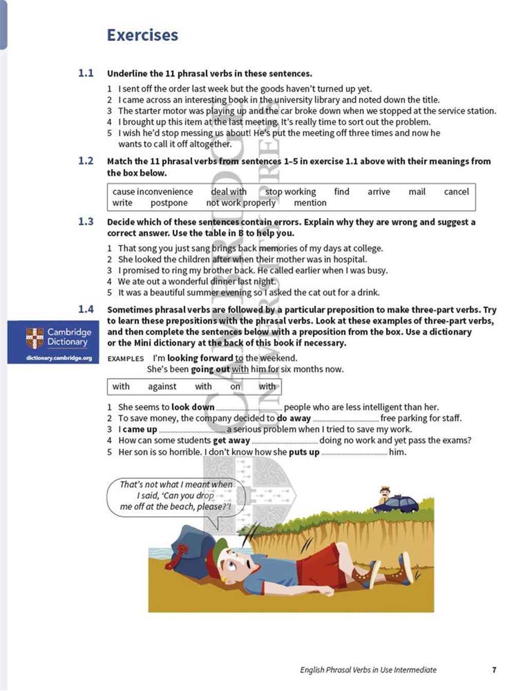 English Phrasal Verbs in Use Intermediate Book with Answers