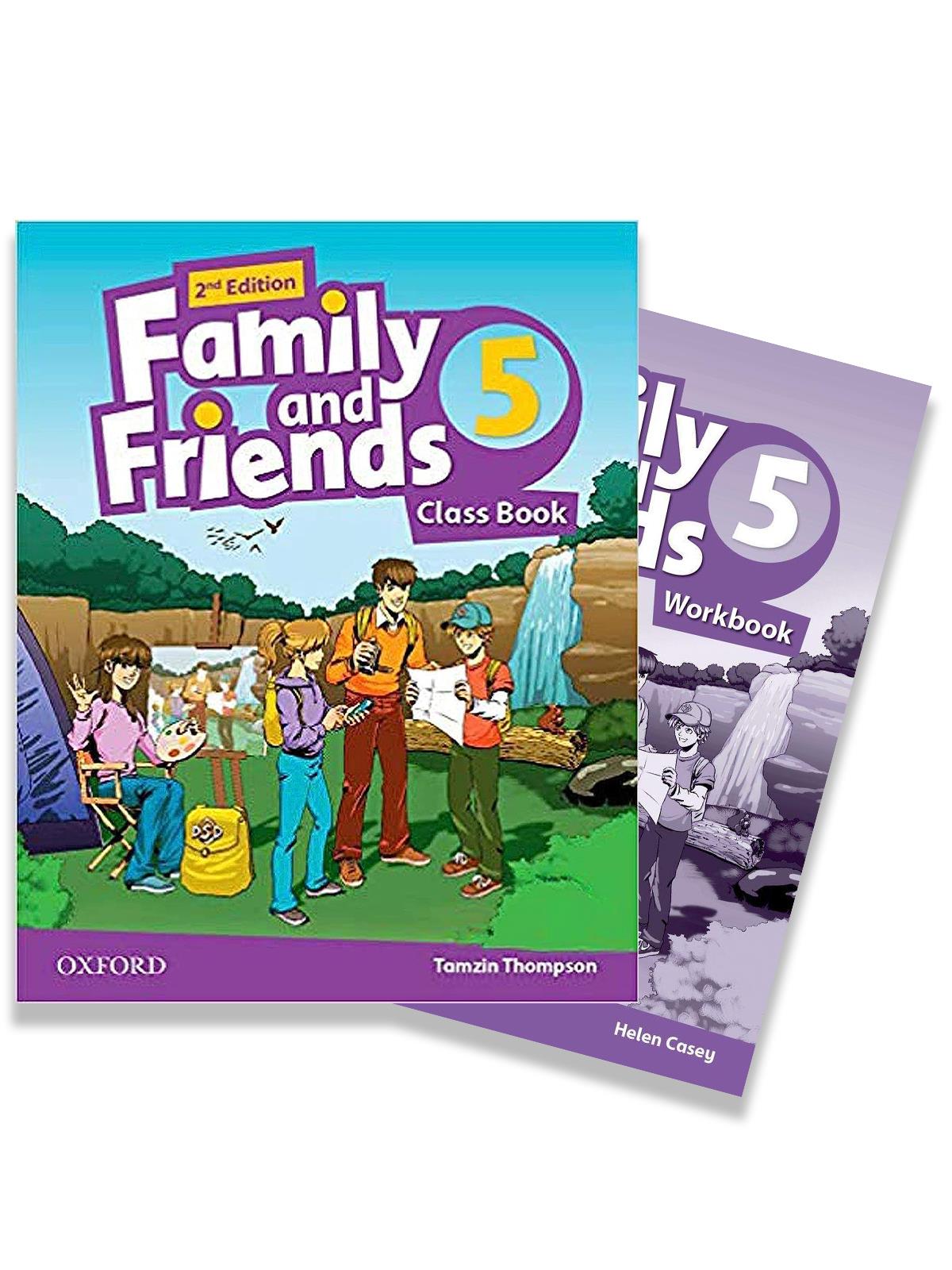 Family and Friends Level 5 Class Book + Workbook with Online Practice