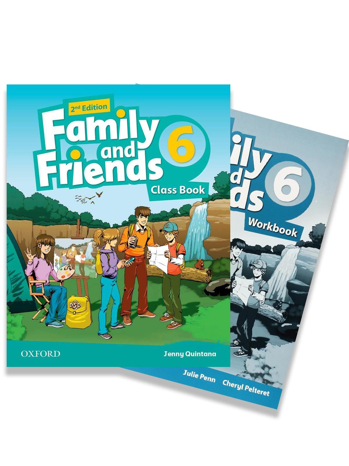 Family and Friends Level 6 Class Book + Workbook with Online Practice