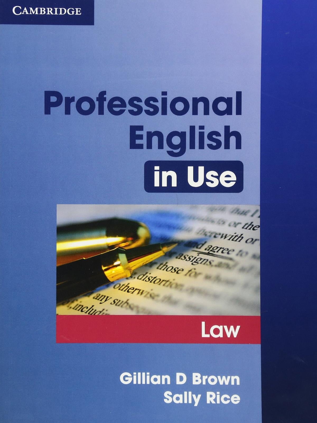 Professional English in Use Law