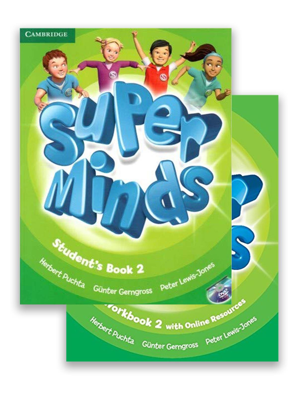 Super Minds Level 2 Students Book with DVD-ROM and Workbook with Online Resources