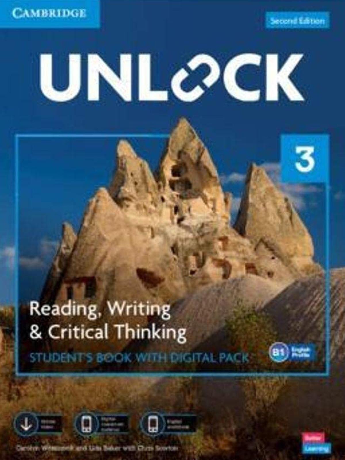 Unlock Level 3 Reading, Writing, & Critical Thinking Student's Book, Mob App and Online Workbook w/ Downloadable Video