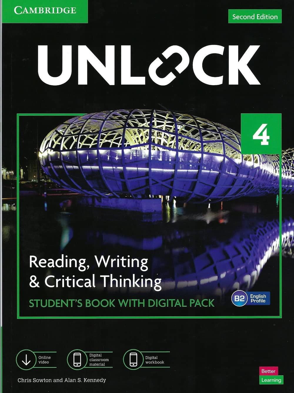 Unlock Level 4 Reading, Writing, & Critical Thinking Student's Book with Digital Pack