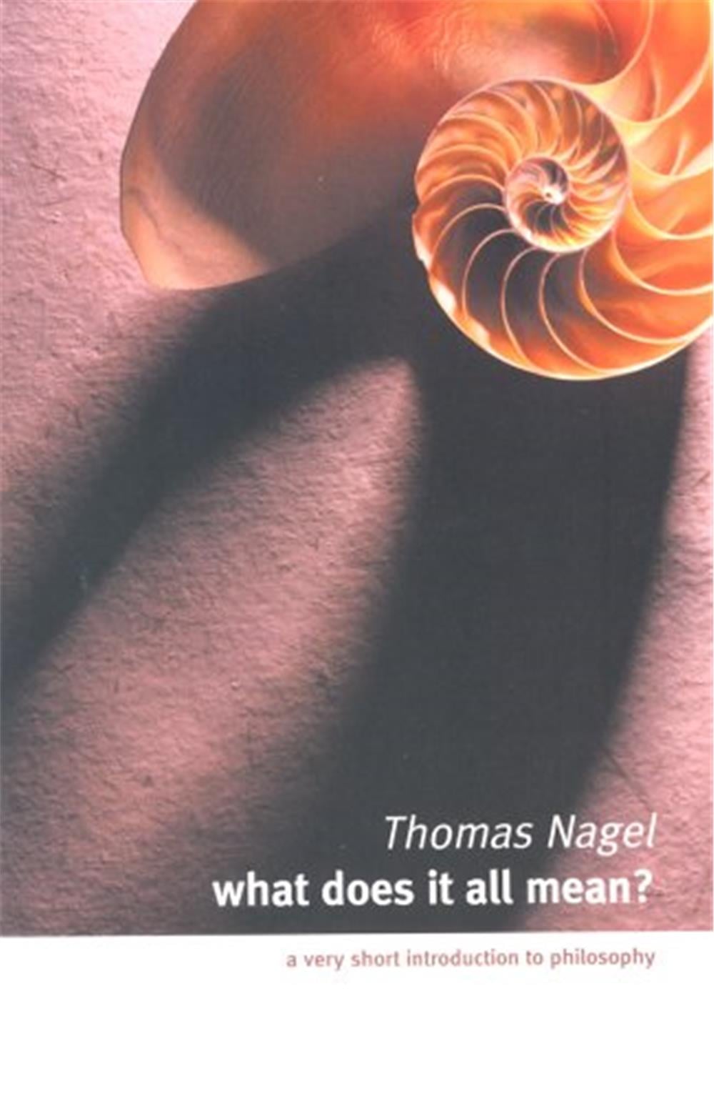 What does it all mean? by Thomas Nagel 