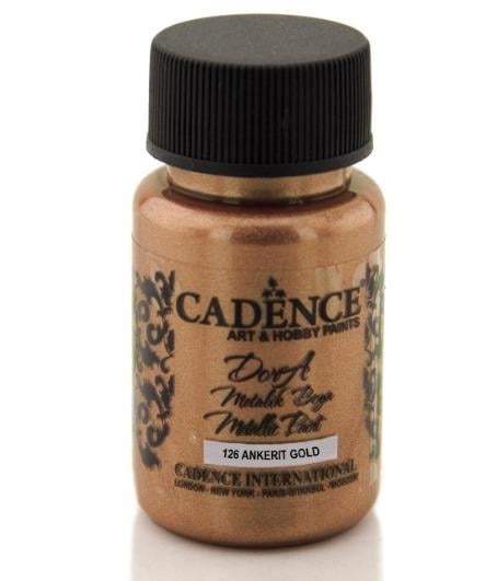 Cadence Dora Metalik Boya 50ml 126 Ankerıt Gold