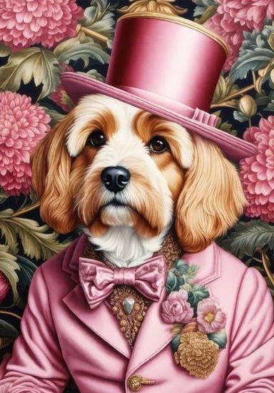 KÖPEKLİ DEKUPAJ KAĞIDI