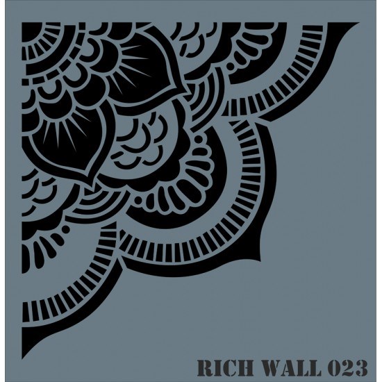 RİCH DUVAR STENCİLİ WALL DECOR 023