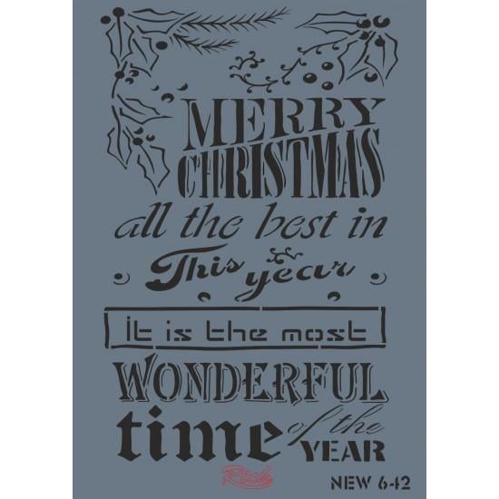 STENCİL NEW SERİSİ XL 642