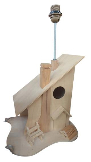 BAHÇELİ BÜYÜK KUŞ EVİ ABAJUR