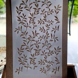 EACH Stencil Duvar Kağıdı,Çoklu Yapraklar  0020