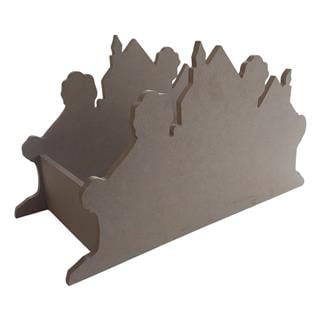 EV ÇATI VE AĞAC KESİMLİ KUTU