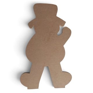 MDF BÜYÜK KARDAN ADAM FİGÜRÜ 2 CM GENİŞLİKTE
