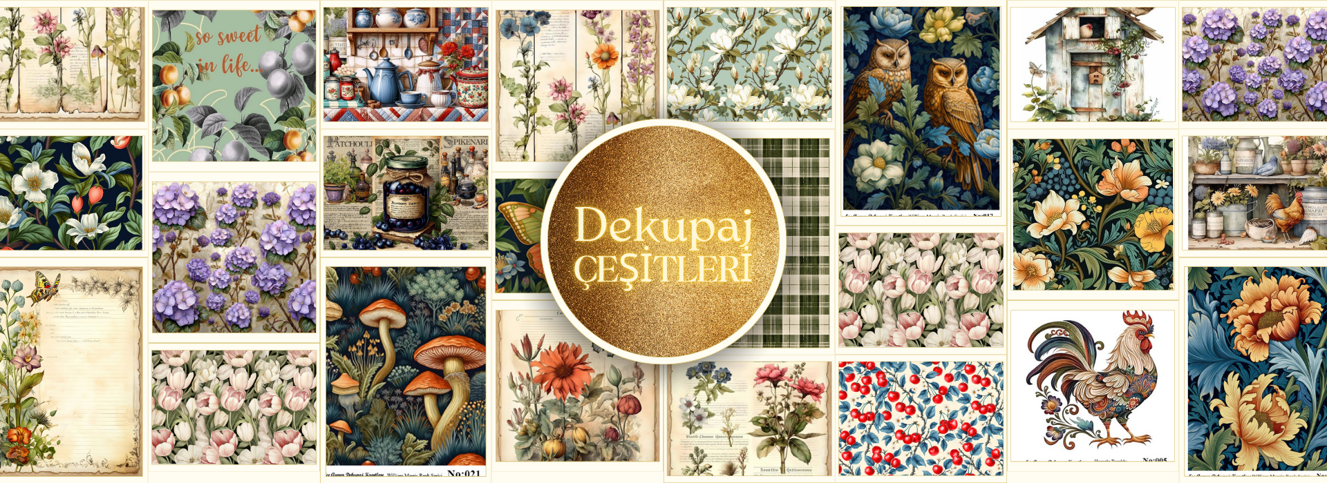 Dekupaj Kağıtları