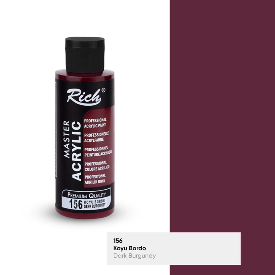 AKRİLİK BOYA 156 KOYU BORDO