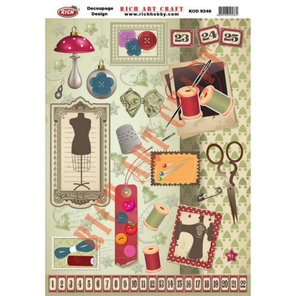 DEKUPAJ KAĞIDI KOD 9246