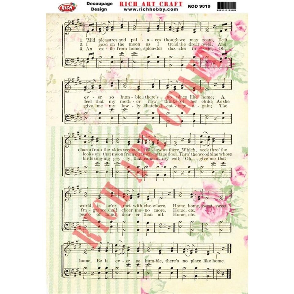 DEKUPAJ KAĞIDI KOD 9319