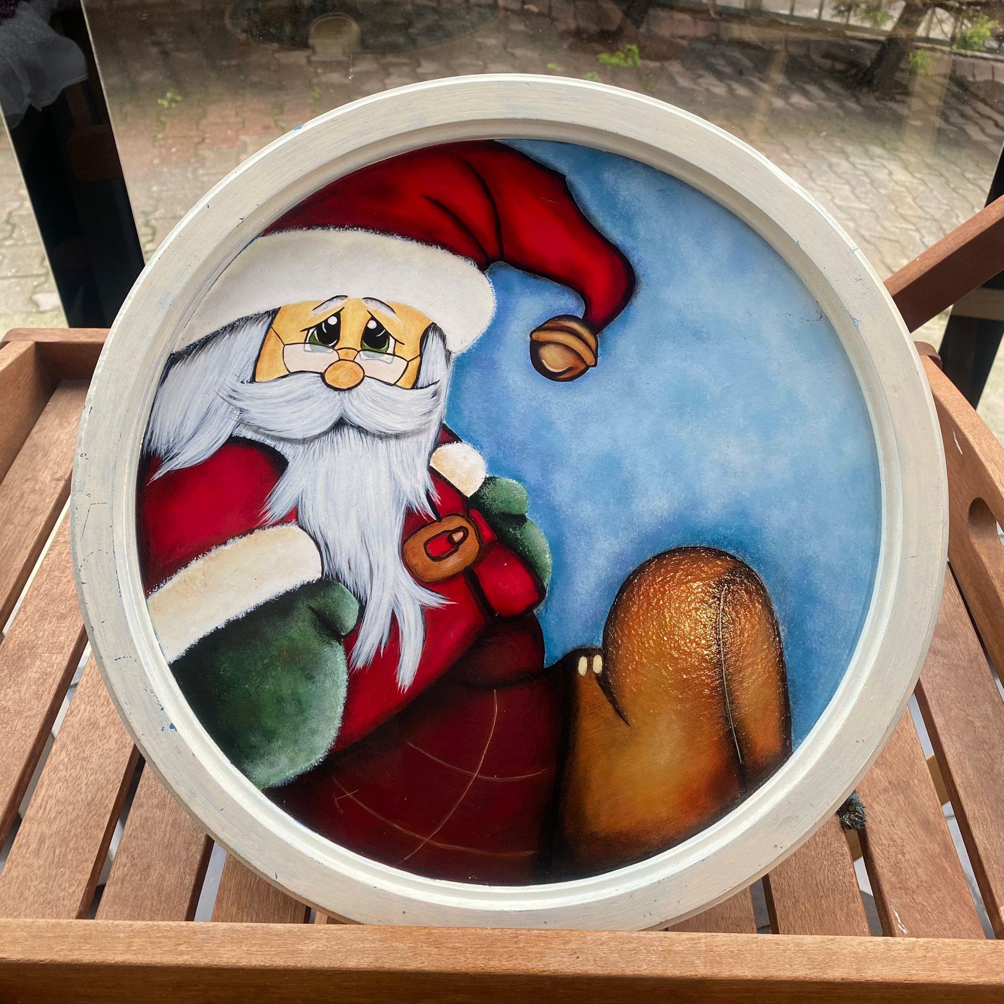 EL BOYAMASI NOEL BABALI TEPSİ