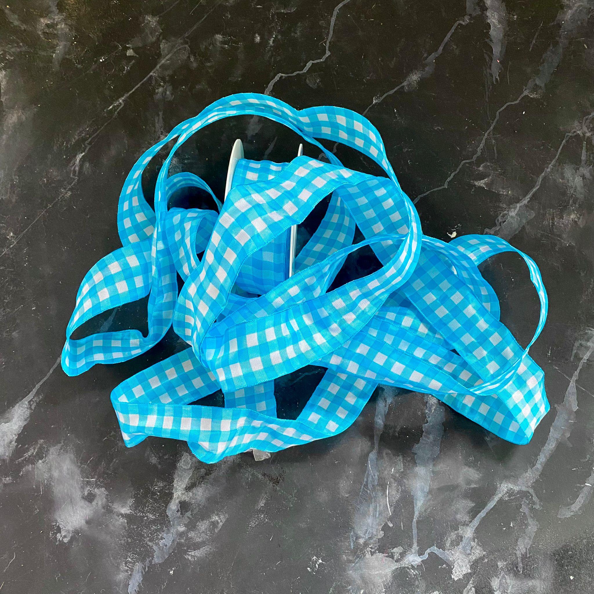 İTHAL KALIN TURKUAZ KURDELE