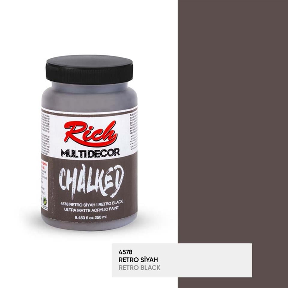 MULTİ DECOR CHALKED 4578 RETRO SİYAH