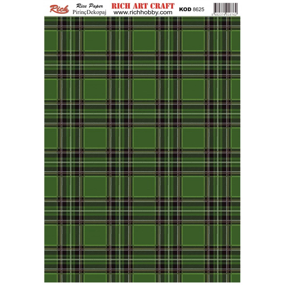 PİRİNÇ DEKUPAJ KAĞIDI KOD 8625