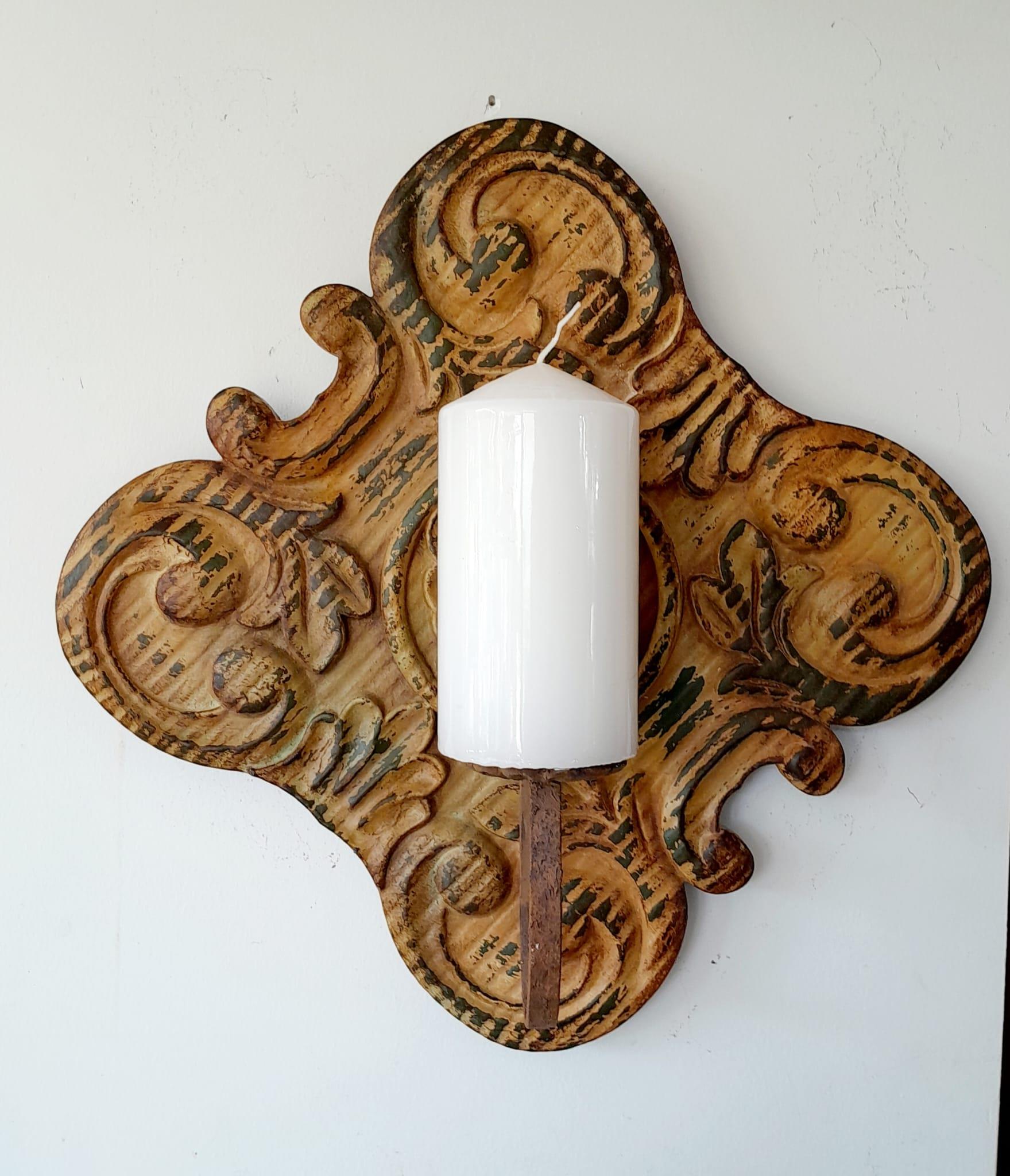 POLYESTER ANTİK ESKİTME DUVAR MUMLUK