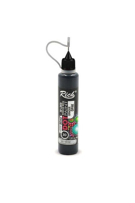 RICH DOT PAINT 3D LIKID BONCUK BOYA SİYAH