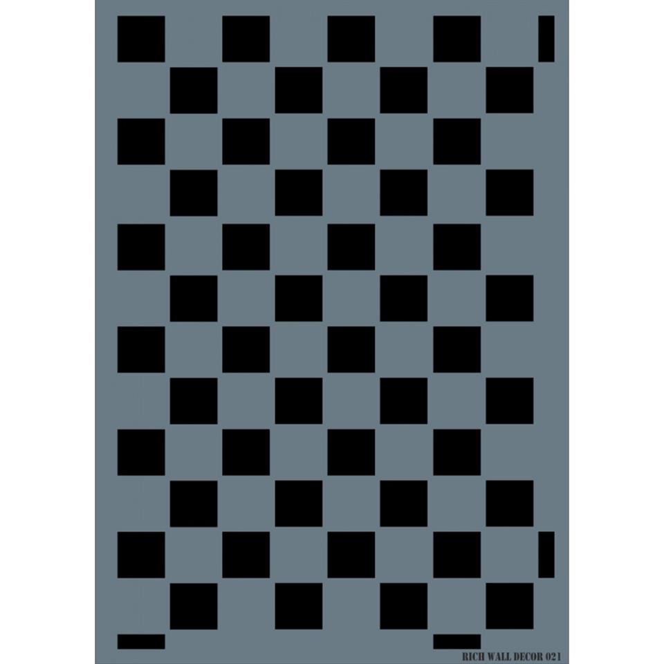 Rich Duvar Stencili No.021
