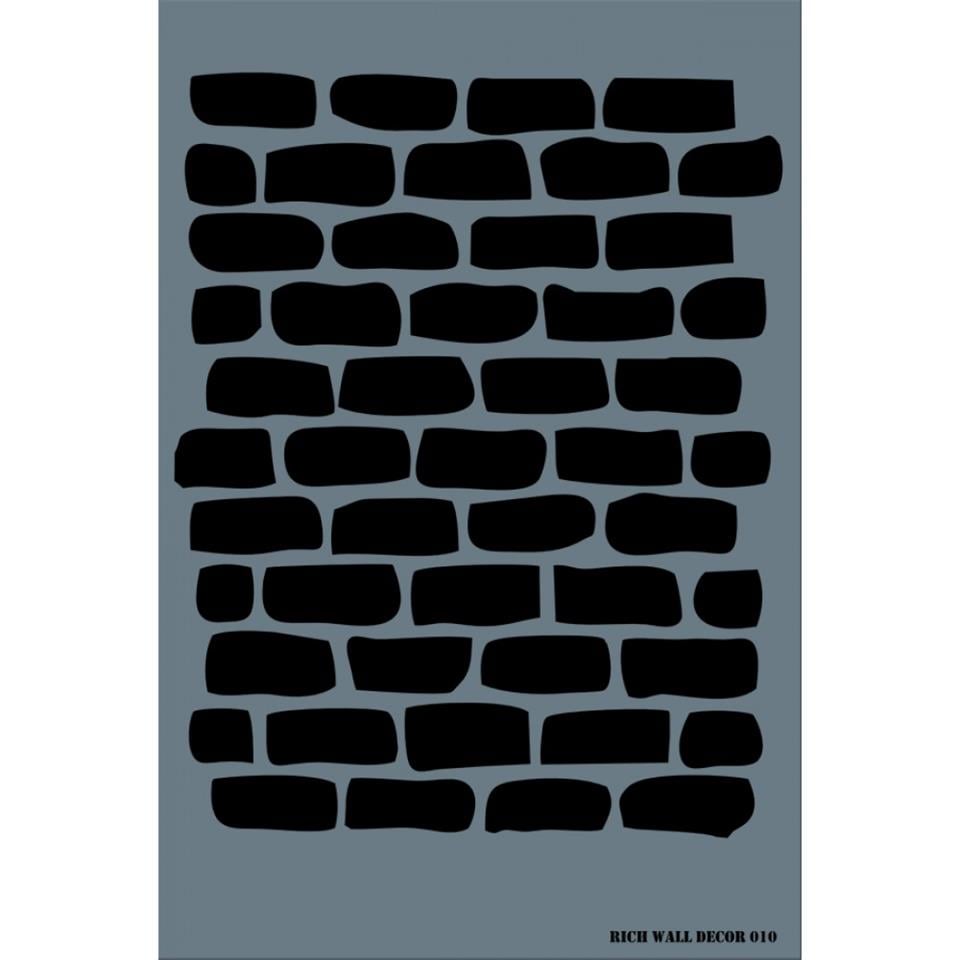 Rich Duvar Stencili Wall Decor 010
