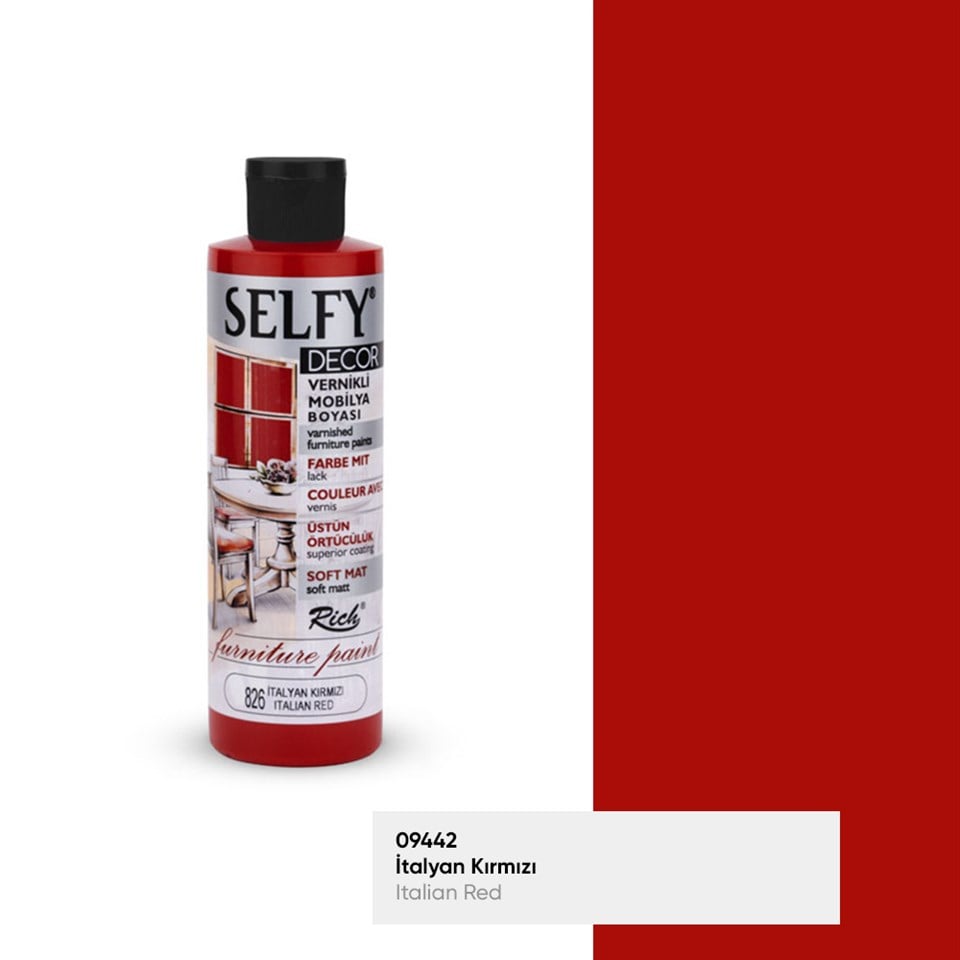 SELFY DECOR 826 İTALYAN KIRMIZI 