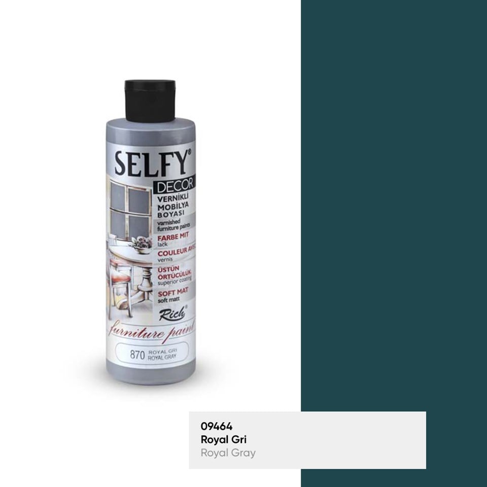 SELFY DECOR 870 ROYAL GRİ 