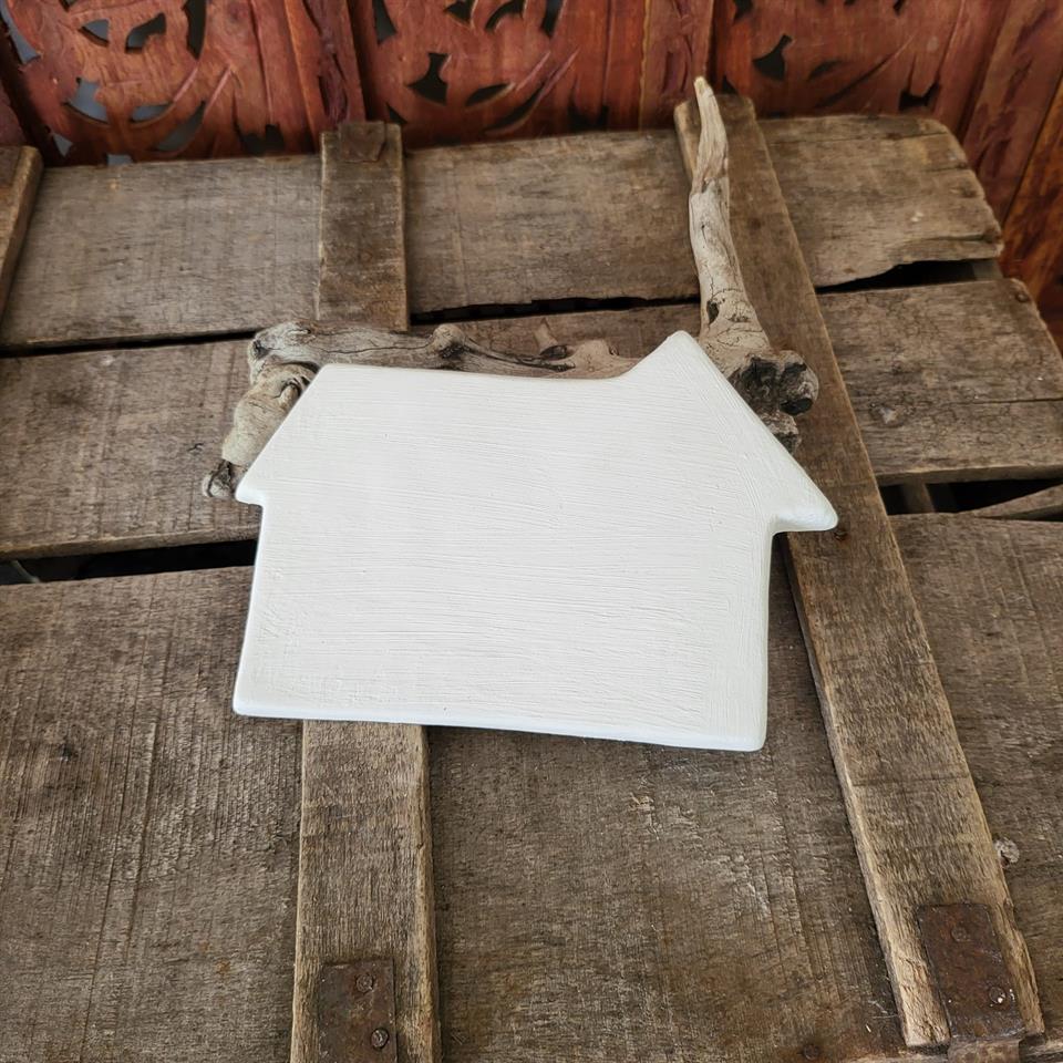 SERAMİK KÜÇÜK PLAKA EV 17CMX12CM