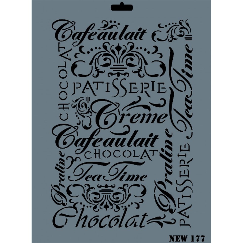 STENCİL NEW SERİ XL 177