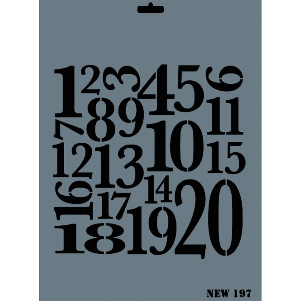 STENCİL NEW SERİ XL 197