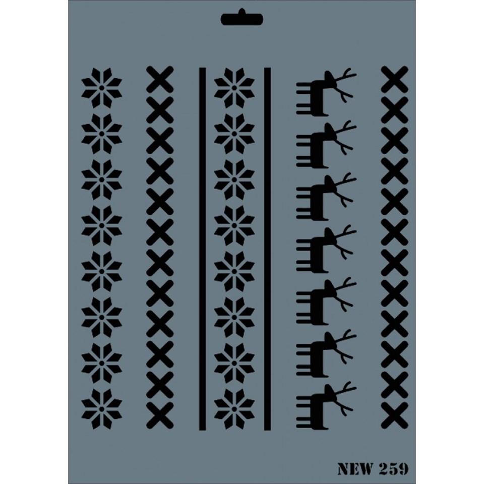 STENCİL NEW SERİ XL 259