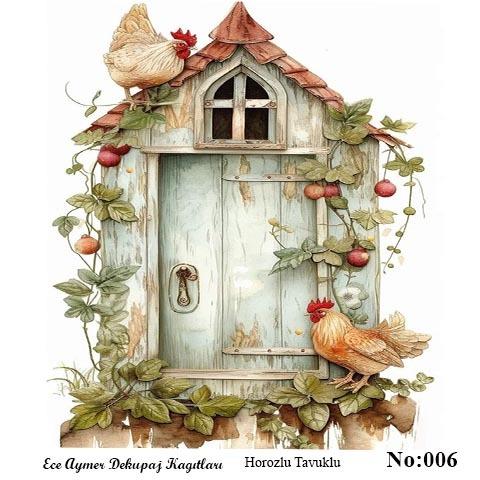 TAVUKLU HOROZLU DEKUPAJ 006